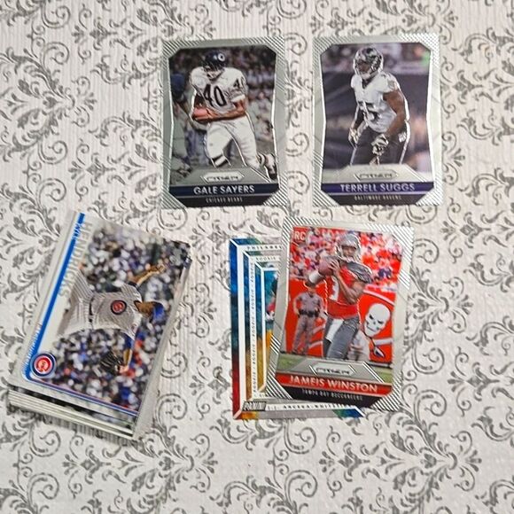 Prizm Football Card Panini 2015 Baseball Cards Topps 30 Piece Lot - Picture 1 of 8